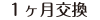 １ヶ月交換コンタクトレンズ